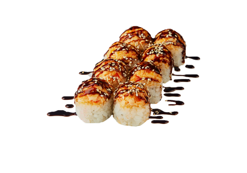 Ролл Запеченный с крабом и паприкой