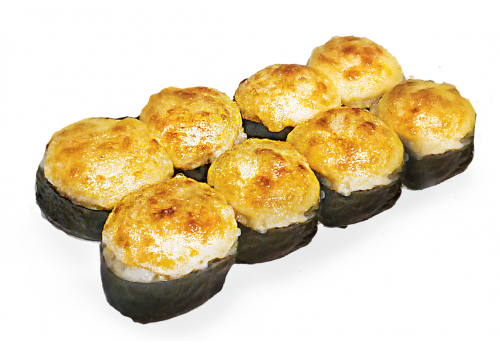 Ролл Сырный с окунем и креветкой