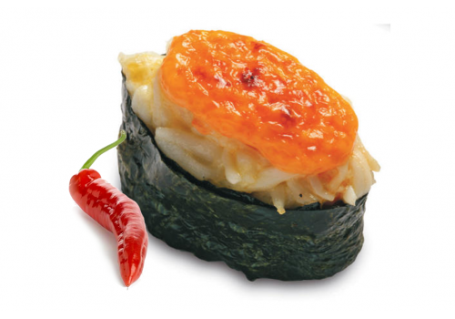 Запеченные со снежным крабом острые